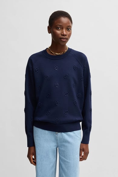 ΜΠΛΟΥΖΑ ΠΛΕΚΤΗ BOSS - 406 ΜΠΛΕ